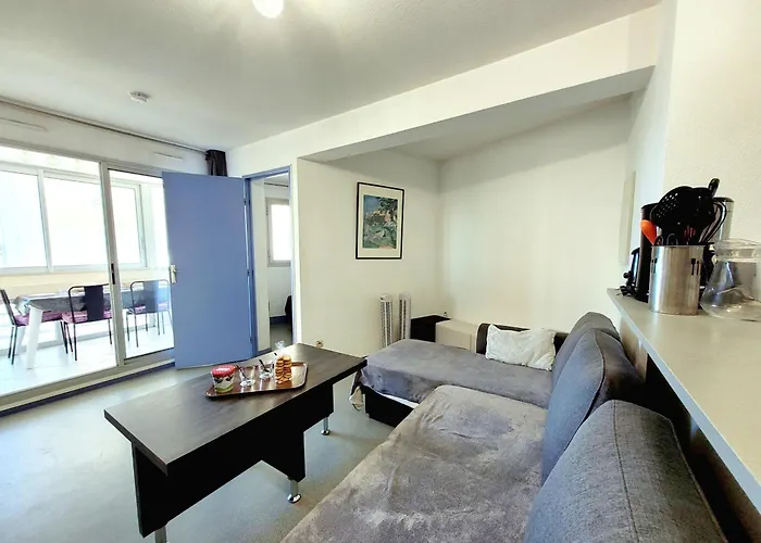 - T3 Pour 6 Pers. Avec Piscine Et Parking - Fr-1-794-153 Apartman Canet-en-Roussillon