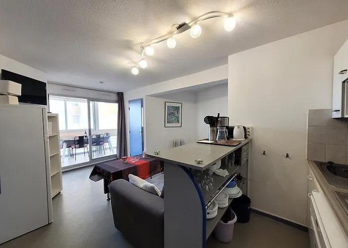 - T3 Pour 6 Pers. Avec Piscine Et Parking - Fr-1-794-153 Apartman Canet-en-Roussillon
