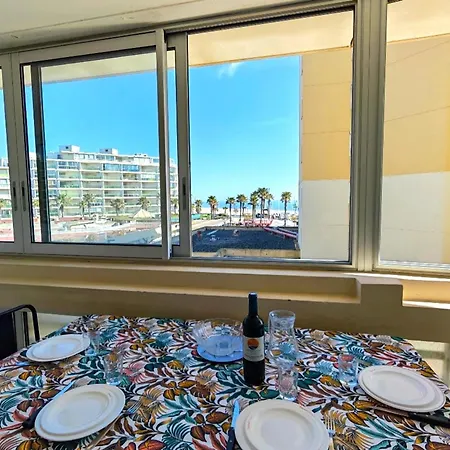- T3 Pour 6 Pers. Avec Piscine Et Parking - Fr-1-794-153 Appartamento Canet-en-Roussillon